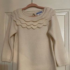 New with tags jacadi paris dress with frill detail